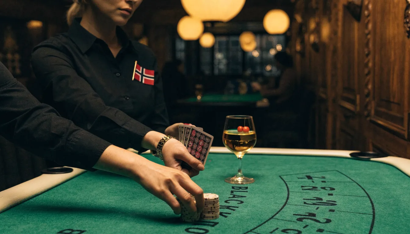 Blackjackregler for nordmenn: slik fungerer spillet